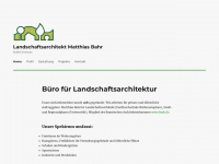 landschaftsarchitekt-bahr.de Webseite Vorschau
