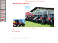 landtechnik-pangerl.de Webseite Vorschau