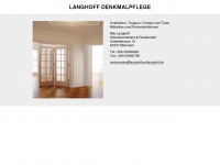 langhoffundlanghoff.de Webseite Vorschau