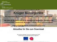 krueger-motorgeraete.de Webseite Vorschau