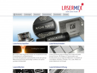 lasermex.de Webseite Vorschau