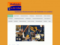 musikstudio-la.de Webseite Vorschau