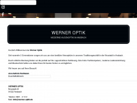 werner-optik.de Webseite Vorschau
