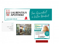 laurentius-apotheke-ohg.de Webseite Vorschau