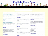 english-zone.com Webseite Vorschau