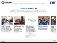 lebenshilfe-kempten.de Webseite Vorschau