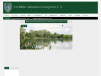 lechfischereiverein-langweid.de Webseite Vorschau