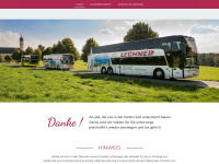 lechner-busreisen.de Webseite Vorschau