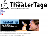 theatertage-dachau.de Webseite Vorschau