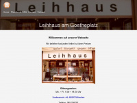 leihhaus-am-goetheplatz.de Webseite Vorschau