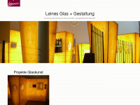 leines-glas.de Webseite Vorschau