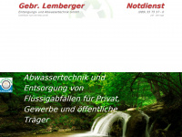 lemberger-umwelt.de Webseite Vorschau
