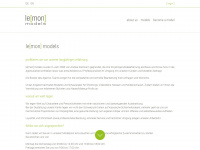 lemon-models.com Webseite Vorschau