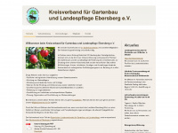 gartenbauvereine-landkreis-ebersberg.de Webseite Vorschau