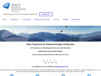 bay-flugschule.de Webseite Vorschau