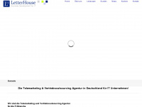 letterhouse.de Webseite Vorschau