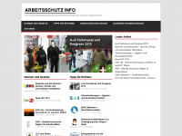 arbeitsschutz.info Webseite Vorschau
