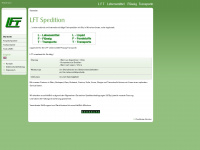 lft-sped.de Webseite Vorschau