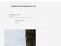 liederkrone-neubrunn.de Webseite Vorschau