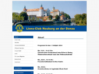 lions-neuburg.de Webseite Vorschau