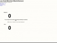 leoclub-muenchen-maximilianeum.de Webseite Vorschau
