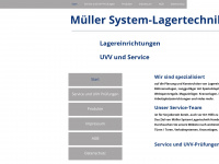 lms-lagertechnik.de Webseite Vorschau
