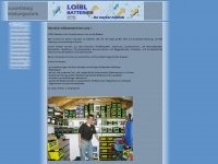 loibl-batterien.de Webseite Vorschau