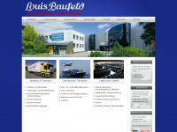 louis-baufeld.de Webseite Vorschau