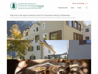 instrumentenbauschule.eu Webseite Vorschau