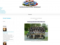 schuetzenverein-wildenwart.de Webseite Vorschau