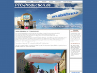ptc-production.de Webseite Vorschau