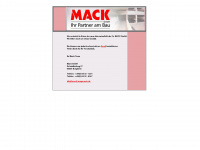 mack-baugeraete.de Webseite Vorschau