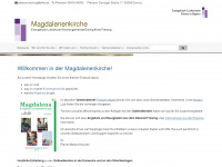 magdalenenkirche.de Webseite Vorschau