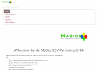 magics-edv.de Webseite Vorschau