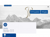 orthopaedie-allgaeu.de Webseite Vorschau