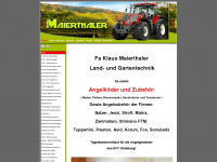 maierthaler.de Webseite Vorschau
