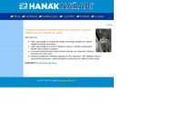 hanak.cz Webseite Vorschau