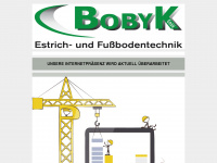 bobyk-gmbh.de Webseite Vorschau