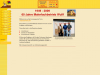 malerfachbetrieb-wulff.de Webseite Vorschau
