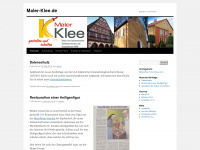 maler-klee.de Webseite Vorschau