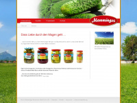 mamminger-konserven.de Webseite Vorschau