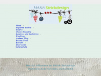 mana-strickdesign.de Webseite Vorschau