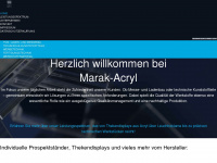 marak-acryl.de Webseite Vorschau