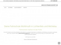fahrschule-wohlmuth.de Webseite Vorschau