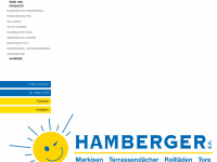 markisen-hamberger.de Webseite Vorschau