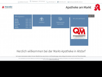 markt-apotheke-altdorf.de Webseite Vorschau