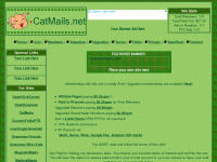 catmails.net Webseite Vorschau
