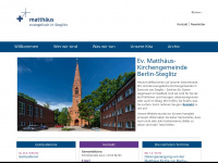 matthaeus-steglitz.de Webseite Vorschau