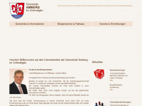 gemeinde-amberg.de Webseite Vorschau
