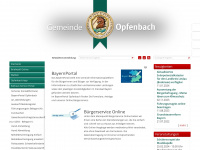 opfenbach.de Webseite Vorschau
